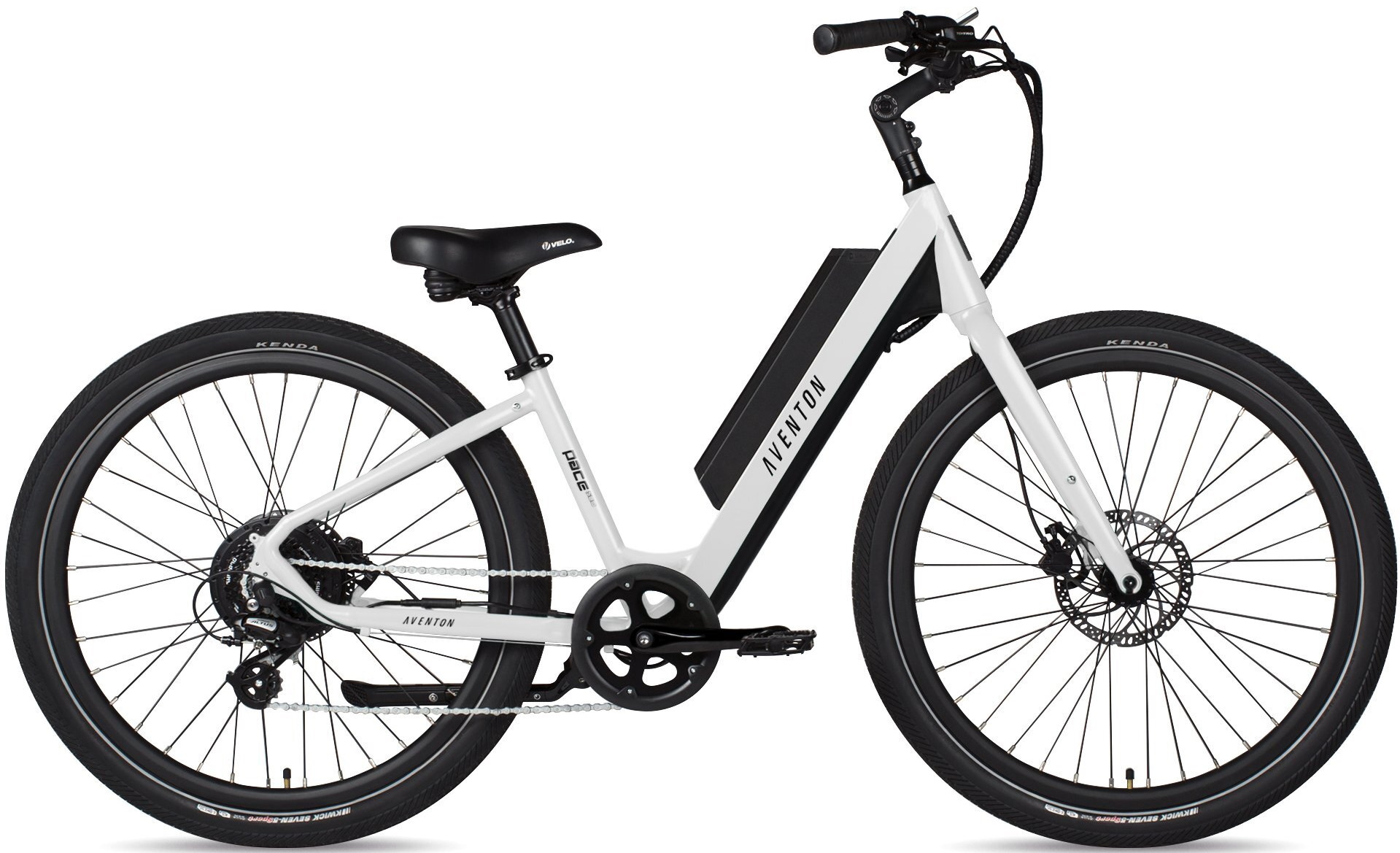 Электровелосипед 27,5" Aventon Pace 500 Step-Through рама - S White A2 фото 