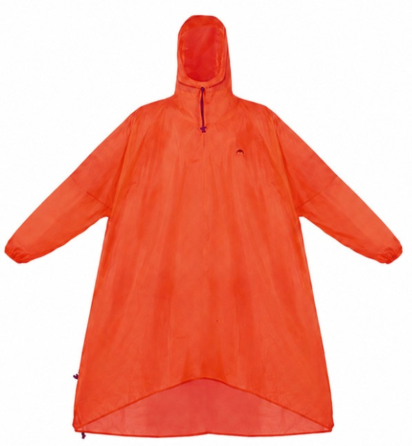 Дождевик-пончо Naturehike CNK2620FS011, размер L, оранжево-красный фото 