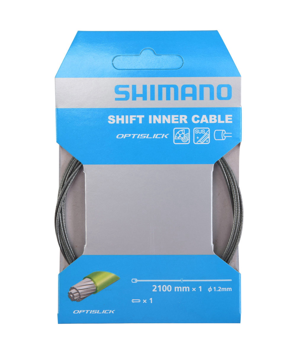 Трос для переключателя Shimano Optislik 2100x1.2мм, нерж. фото 