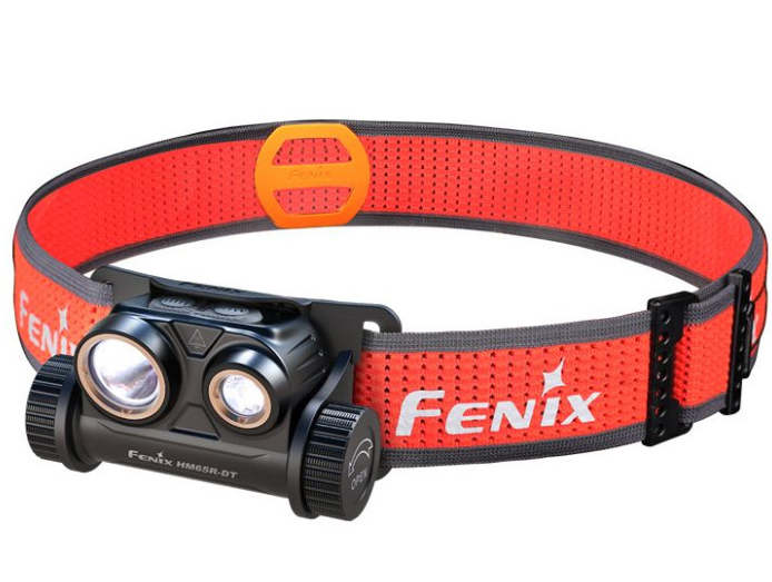 Ліхтар налобний для бігу Fenix HM65R-DT, чорний фото 