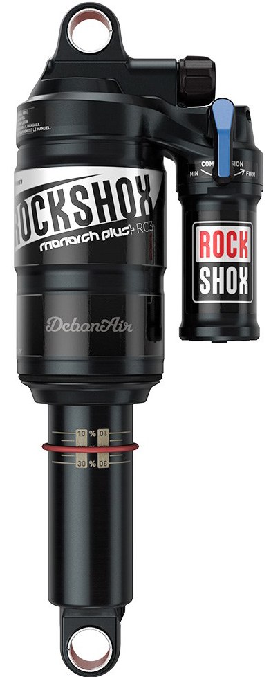 Амортизатор задний RockShox MONARCH Plus R (190x51/7.5"x2.0") DebonAir TuneMidReb/MidComp, Fast Black Body фото 