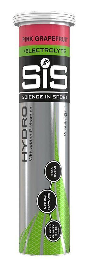 Изотоник с электролитами в растворимых таблетках SIS HYDRO, Розовый Грейпфрут, 20 таблеток в тубе фото 