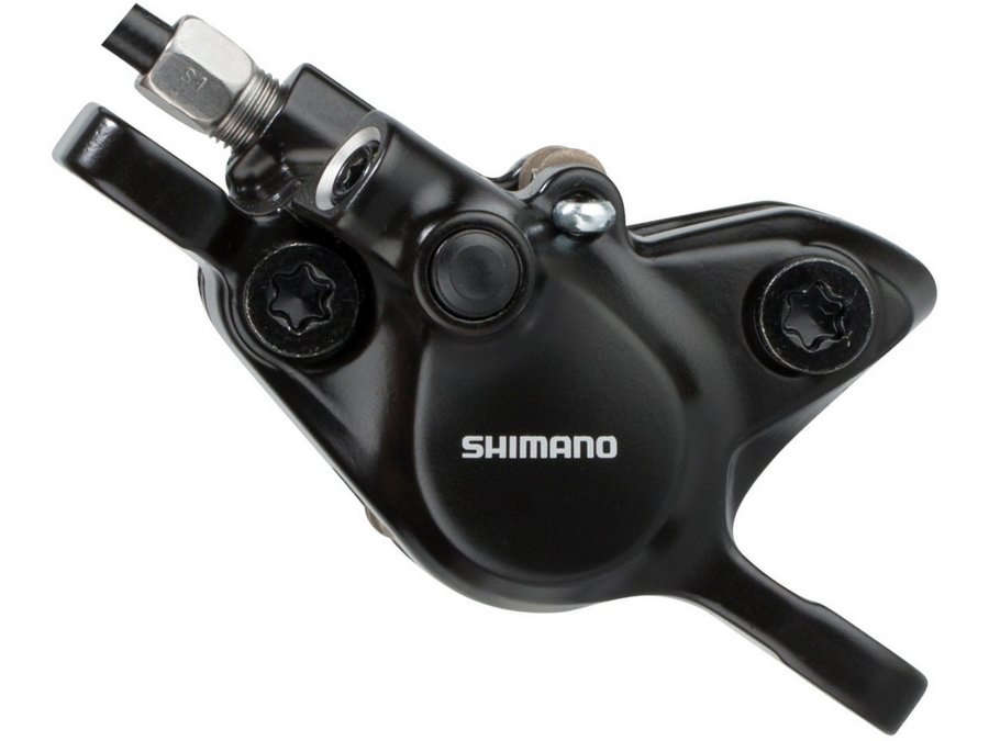 Калипер гидравл. тормоза Shimano BR-MT200, монтаж PM160мм, колодка B01S полимер фото 1