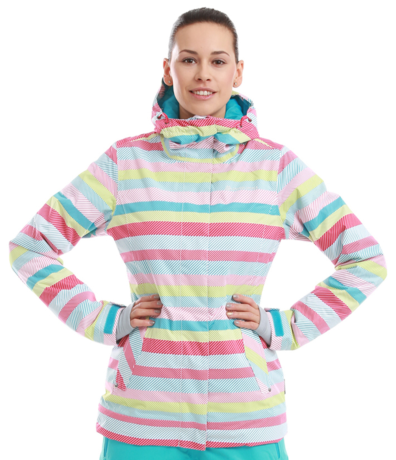 Горнолыжная куртка женская ALPINE PRO Cordelia, белая, р-р M фото 