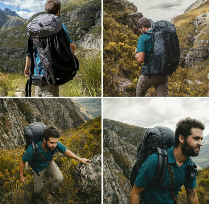 Рюкзак Naturehike Rock NH20BB113, 40+5 л, черный фото 5