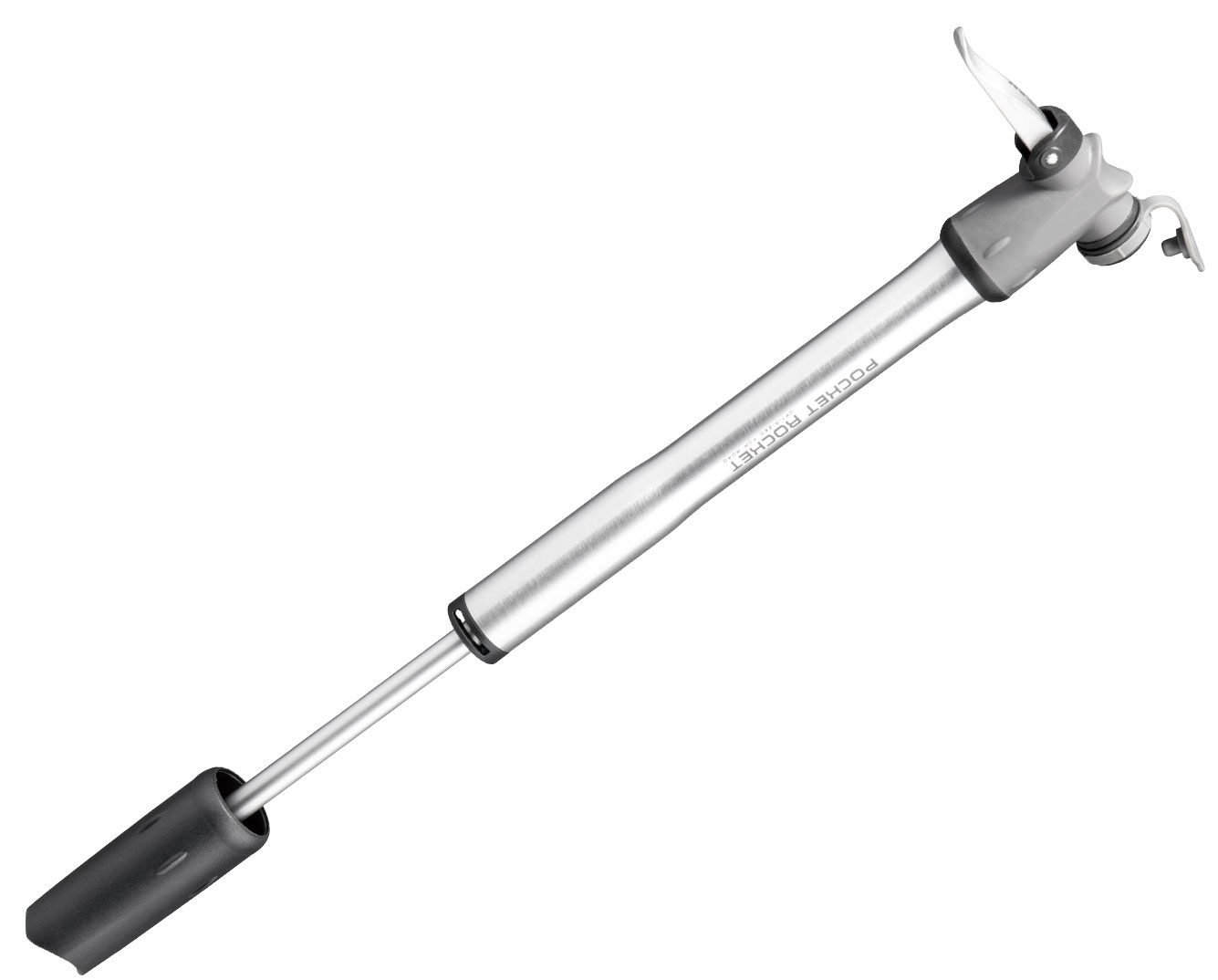 Мінінасос Topeak POCKET ROCKET, 160psi, сірий фото 2