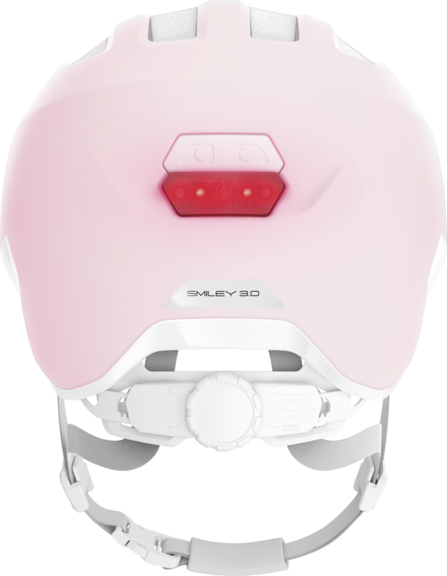 Шлем детский ABUS SMILEY 3.0 ACE LED, размер M (50-55 см), Pure Rose фото 5