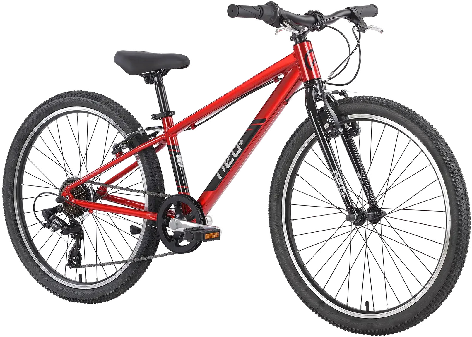 Велосипед 24" Apollo NEO 7s boys Chrome Red фото 2