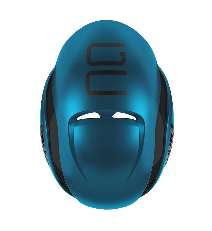 Шолом ABUS GAMECHANGER, розмір L (58-61 см), Steel Blue, синій фото 4