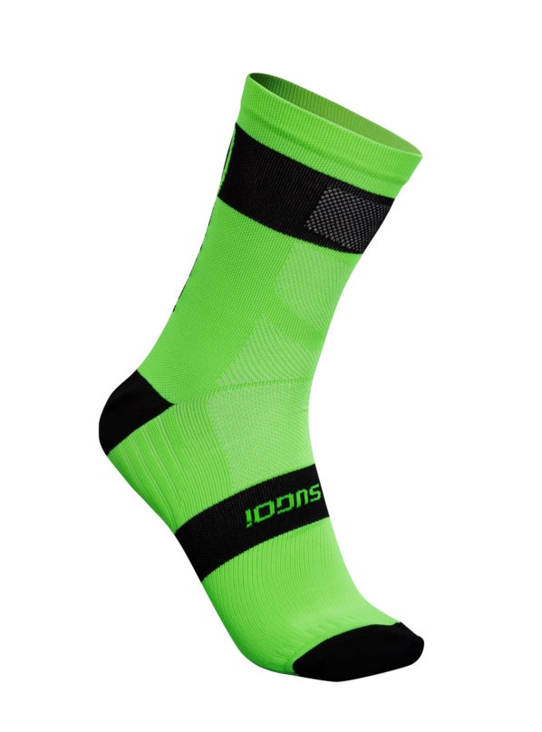 Шкарпетки Sugoi RS CREW, зелені, L фото 