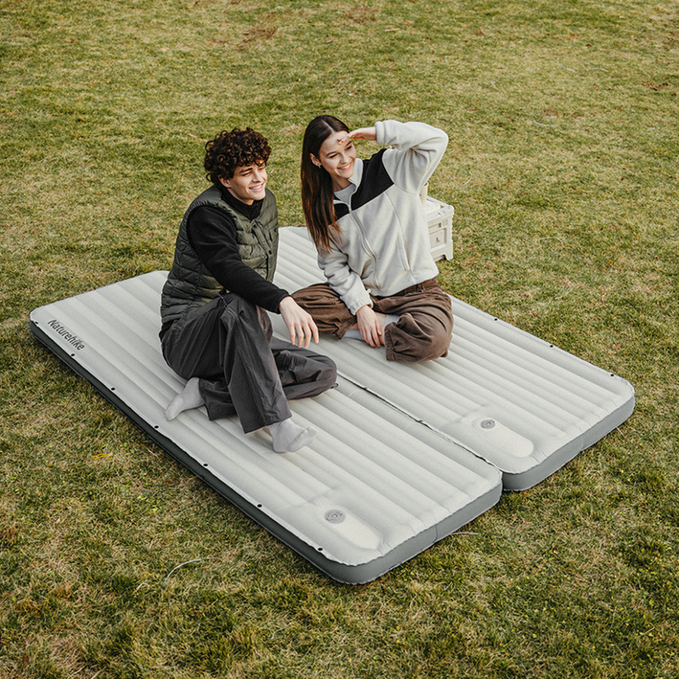 Матрац надувний Naturehike CNK2450WS034, 198х68х9.5 см, білий фото 3