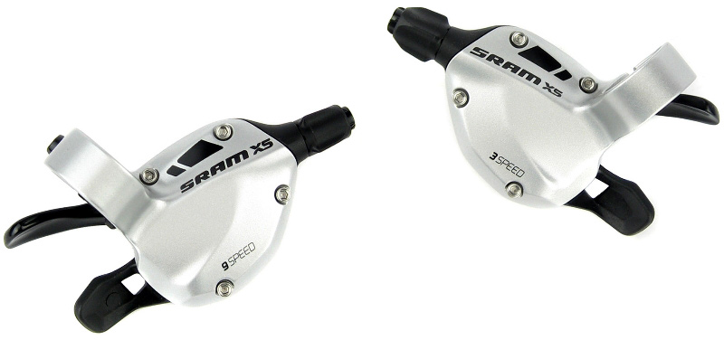 Манетки Sram X.5 TRIGGER 3х9, сер. фото 