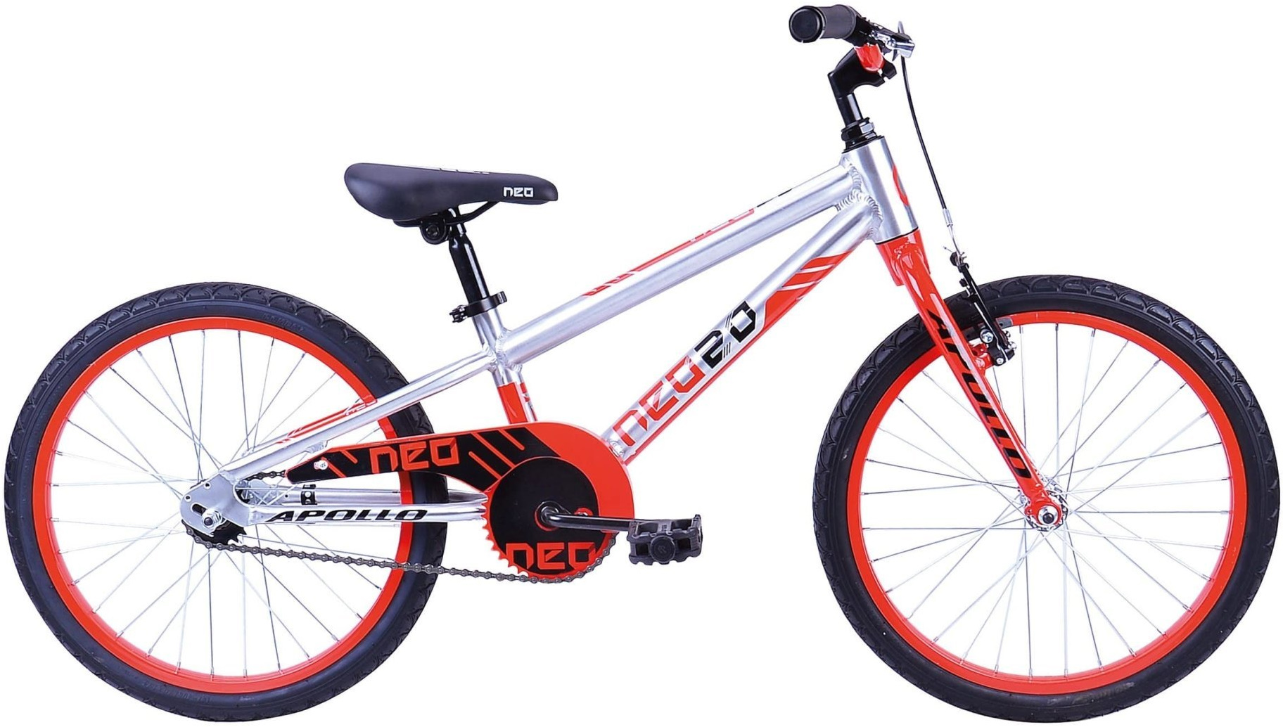 Велосипед 20" Apollo NEO boys красный/черный  фото 