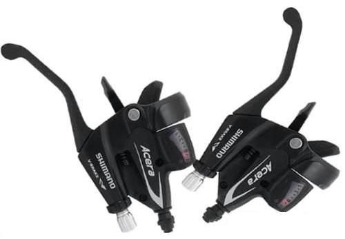 Ручки перемикання лев + прав Shimano Acera ST-M360 3х8, моноблок черн фото 