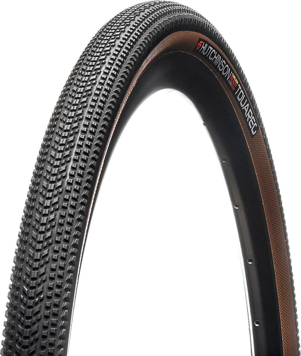 Покрышка 700x45C Hutchinson TOUAREG, Tubeless Ready, 127 TPI, Foldable, Hardskin, Tan Walls фото 