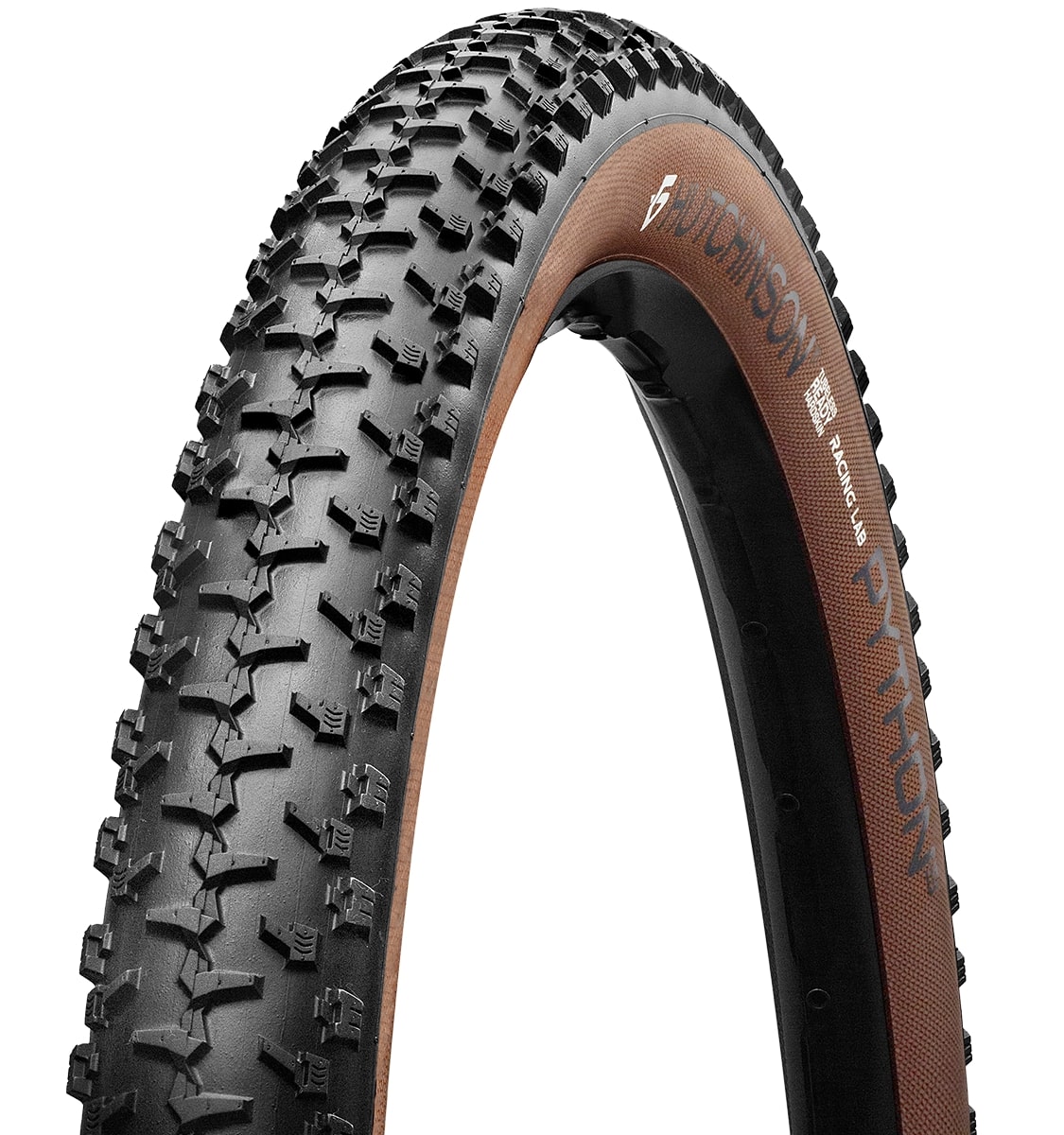 Покрышка 29x2.30 Hutchinson PYTHON 3 Racing Lab, 66TPI, Tubeless Ready, Foldable, Hardskin, Tan Walls фото 