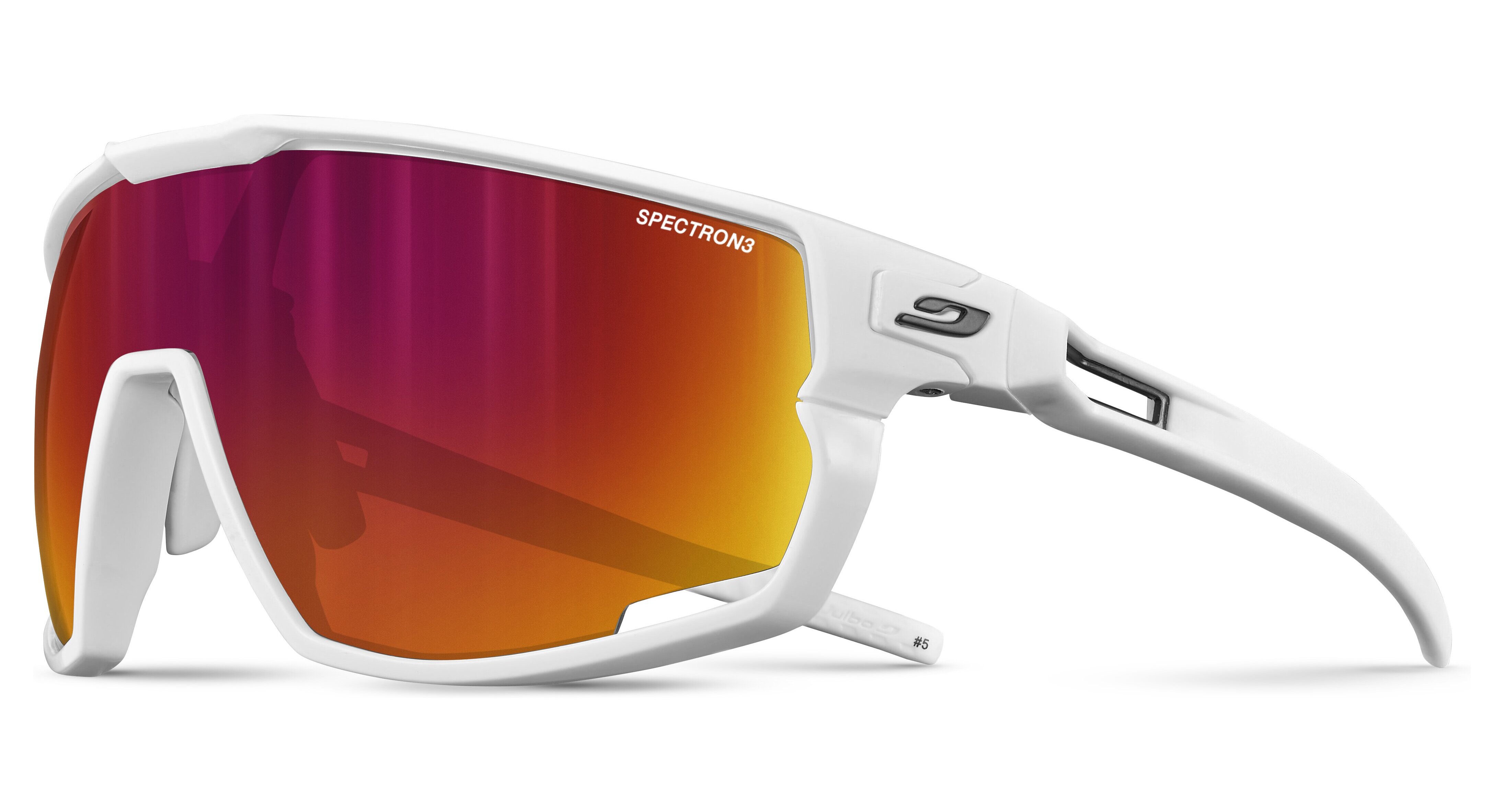Окуляри Julbo RUSH SPECTRON 3, білі, червона лінза фото 