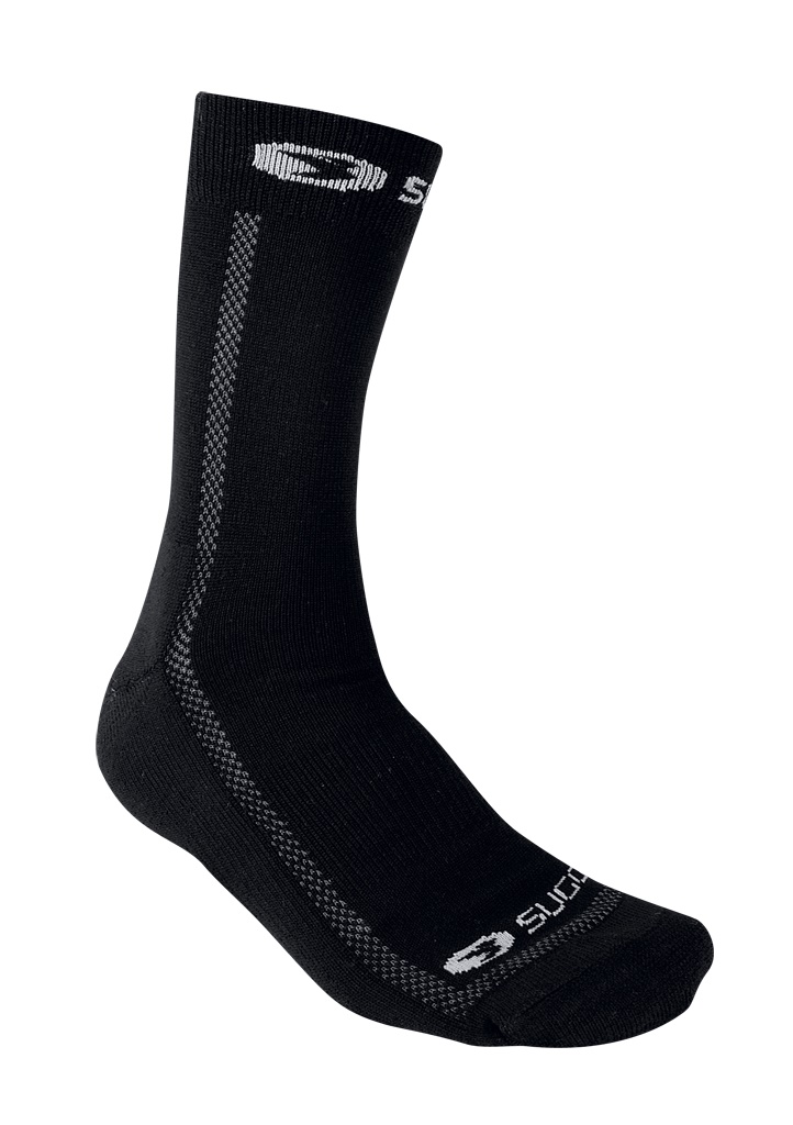 Шкарпетки Sugoi WALLAROO CREW, black (чорні), L фото 