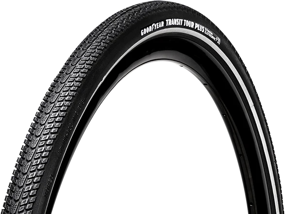 Покрышка 700x35 (37-622) GoodYear Transit Tour Plus S5:Protection, Wire, Black + reflective strips, 60tpi фото 2