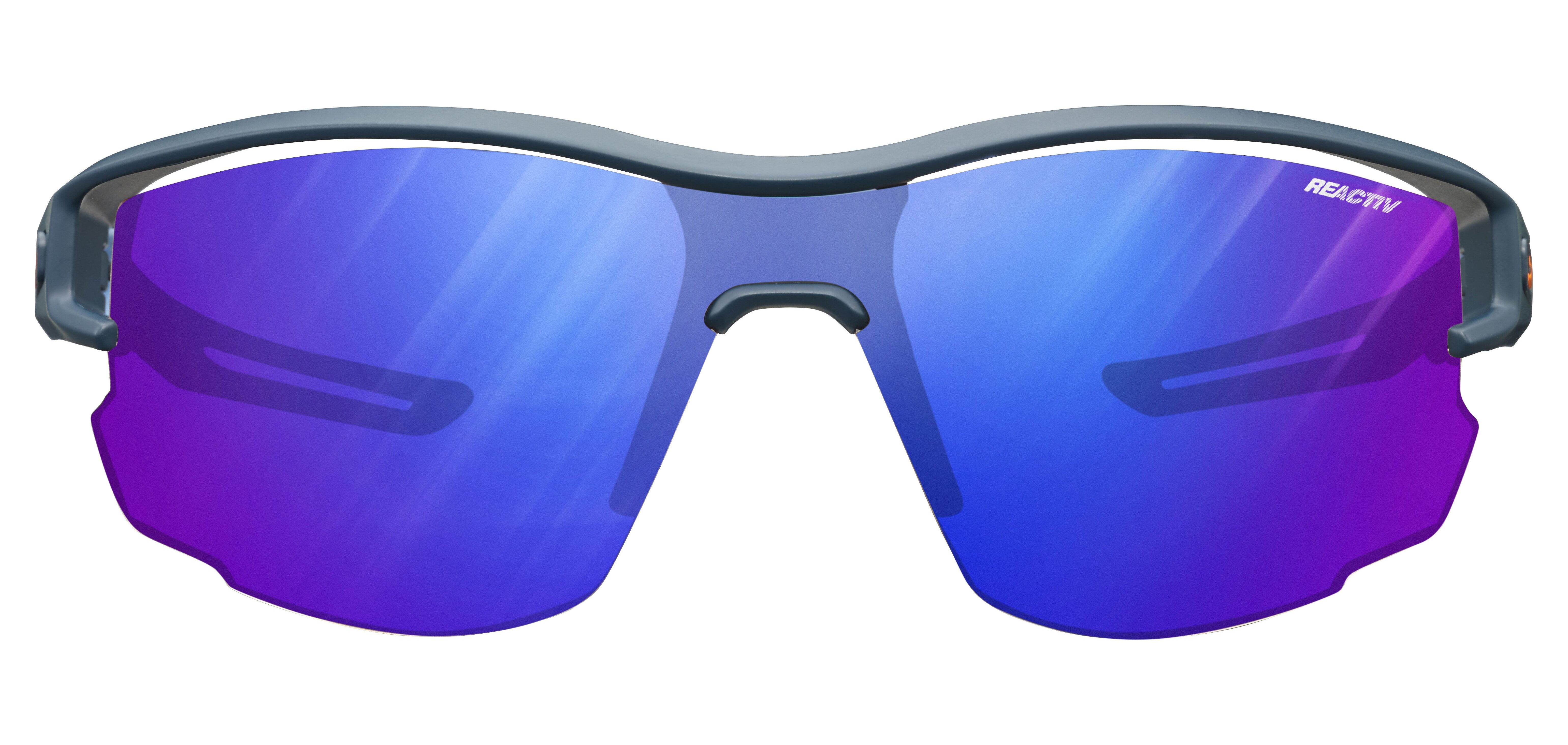 Очки Julbo AERO REACTIV PERFOMANCE 1-3 HIGH CONTRAST, сине-голубые, фотохромная линза фото 2
