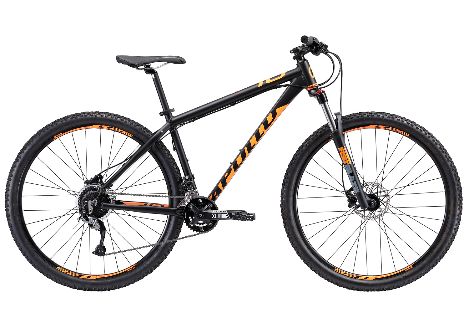 Велосипед 29" Apollo COMP 10 рама - S matte black/matte fluoro orange фото 