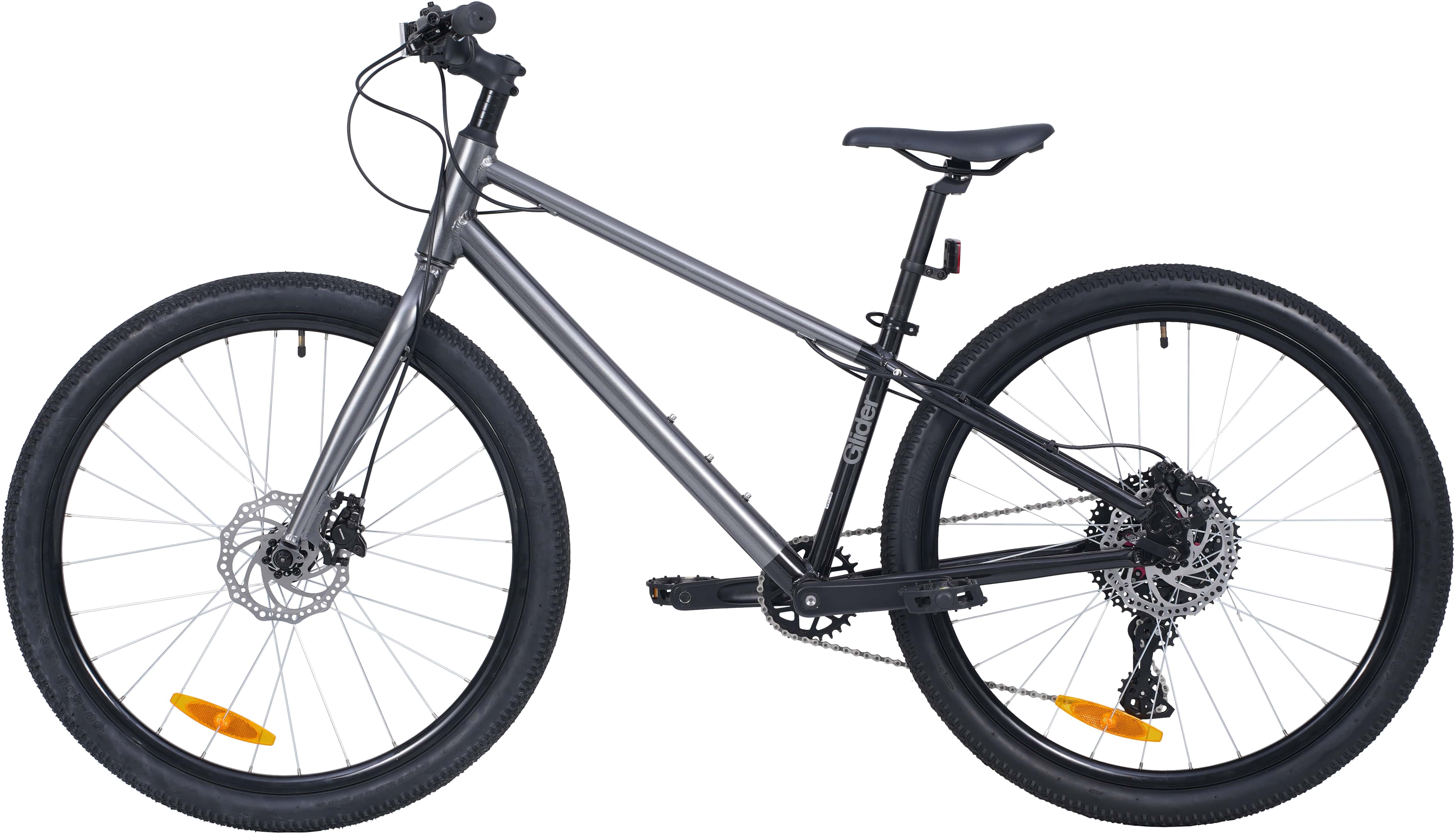 Велосипед 26" Pride GLIDER 6.2 темно-сірий A5 фото 4