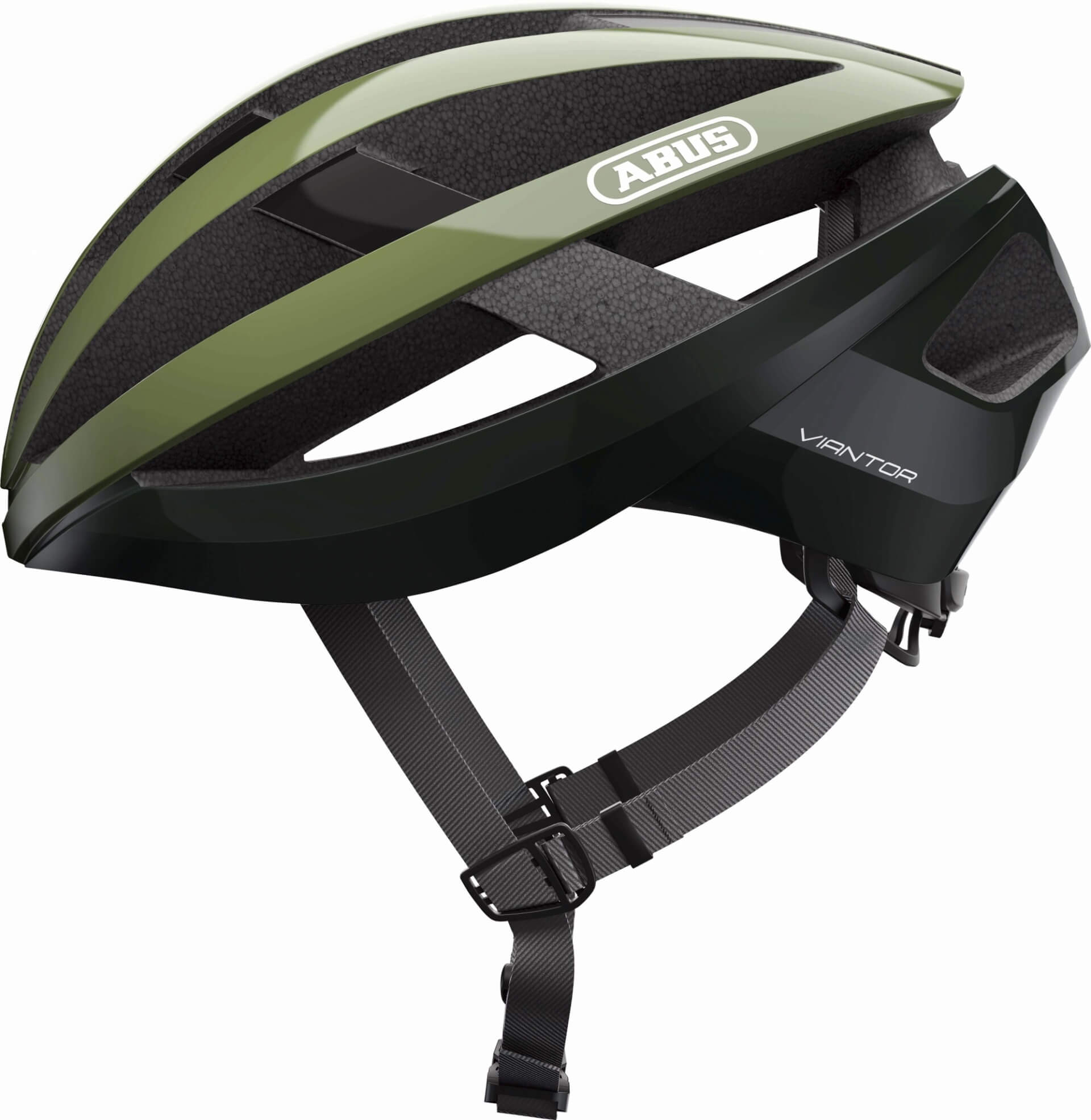 Шлем ABUS VIANTOR размер L (58-62 см), Opal Green, черно-зеленый фото 