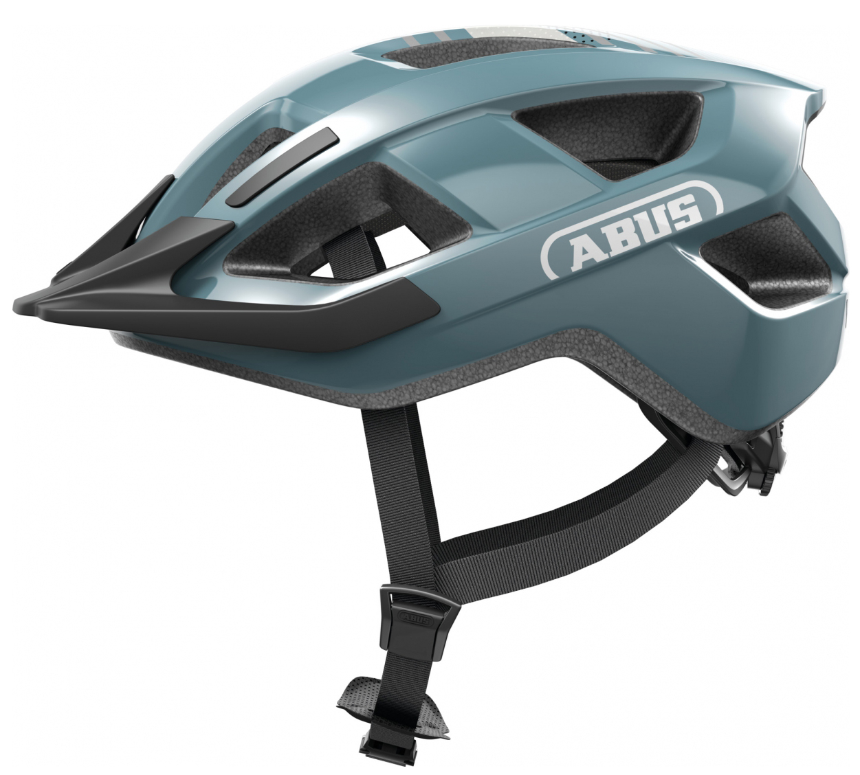 Шолом ABUS ADURO 3.0, розмір S (51-55 см), Glacier Blue, синьо-сірий фото 3
