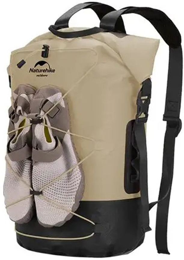 Герморюкзак Naturehike NH21FSB04, 30 л, бежевий фото 1