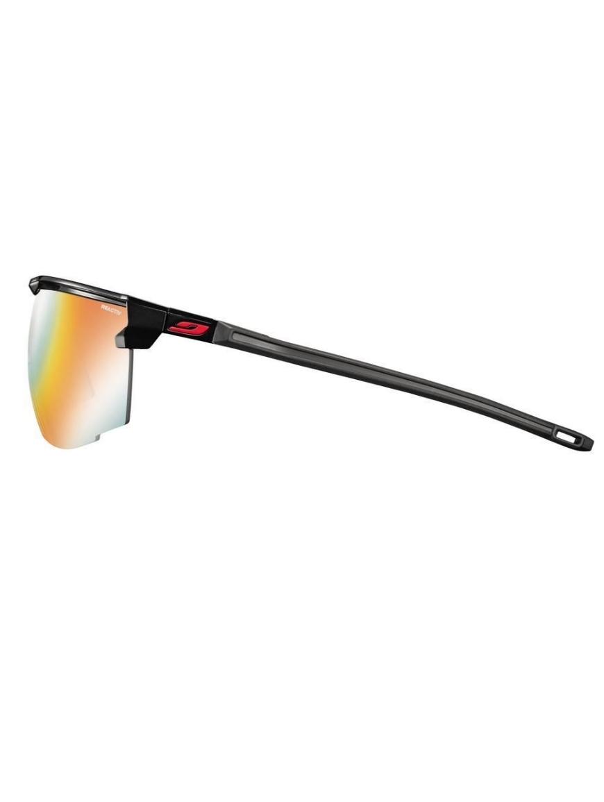 Окуляри Julbo ULTIMATE REACTIV PERFOMANCE 1-3 LIGHT AMPLIFIER, чорно-червоні, фотохромна лінза фото 2