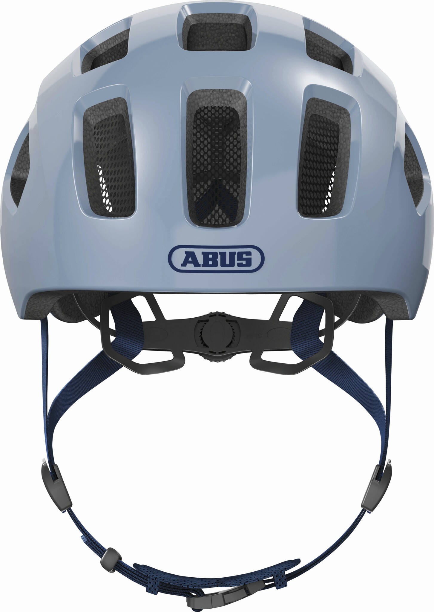 Шлем детский ABUS YOUN-I 2.0, размер M, Glacier Blue, сине-серый