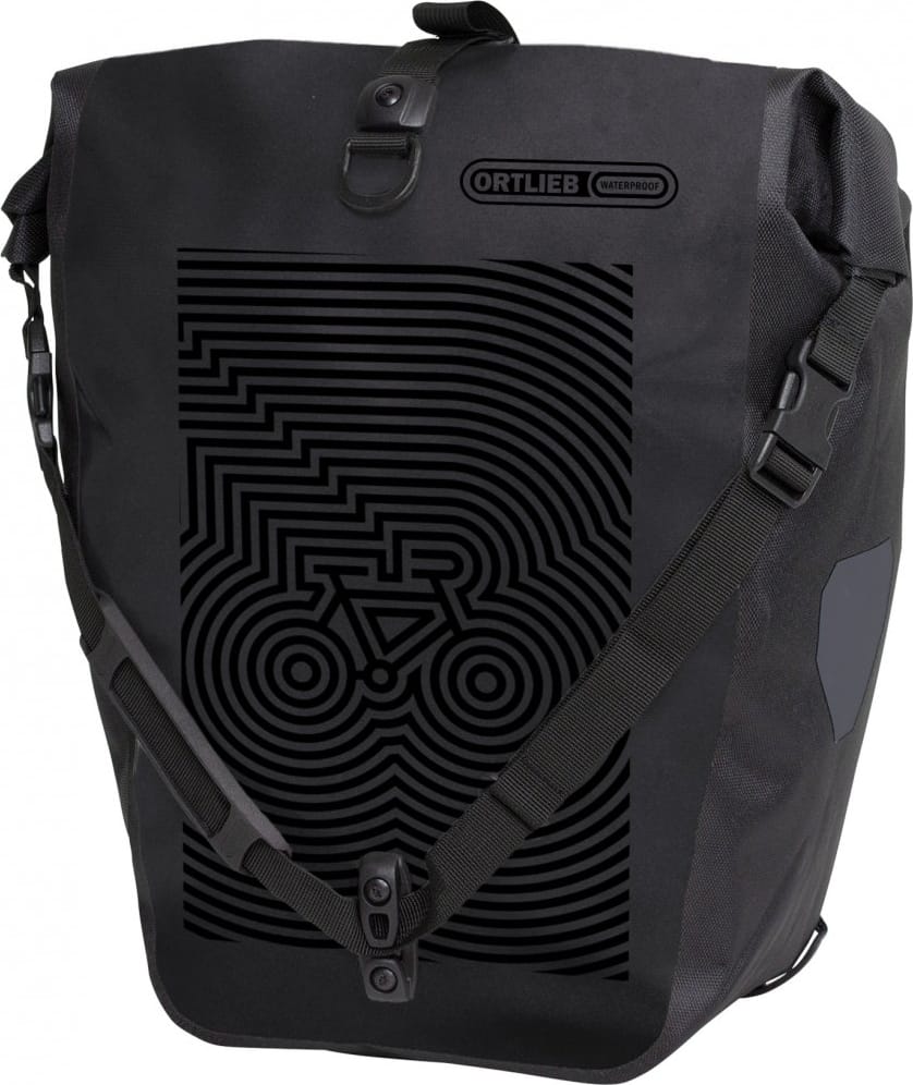 Гермосумка велосипедна Ortlieb Back-Roller Design CycledelicII black matt, 20 л фото 1