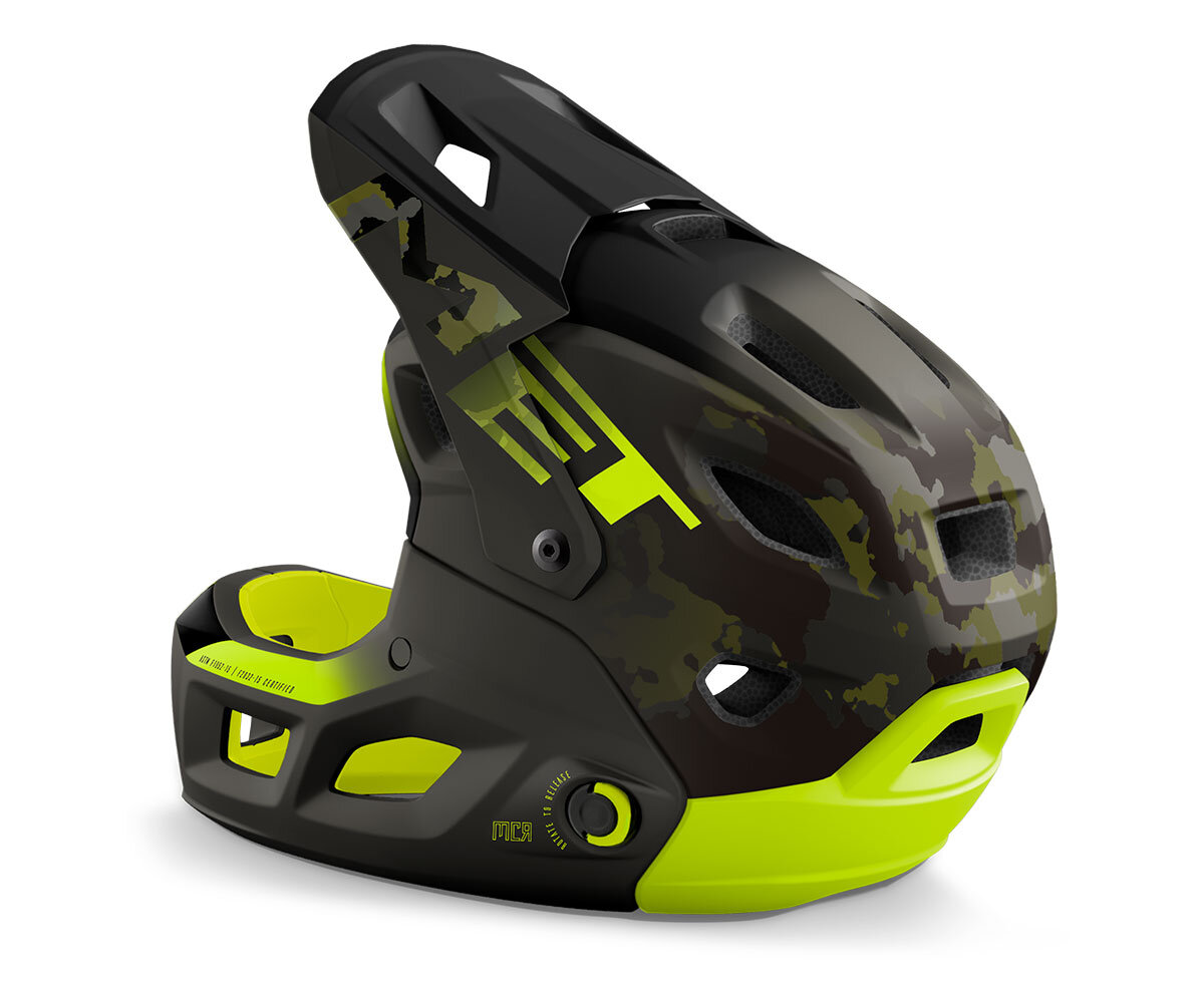 Шлем Met PARACHUTE MCR MIPS CE размер M (56-58), Camo Lime Green фото 2