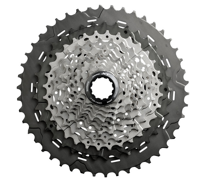 Кассета Shimano CS-M8000 DEORE XT, 11-ск., 11-46, серебр. фото 