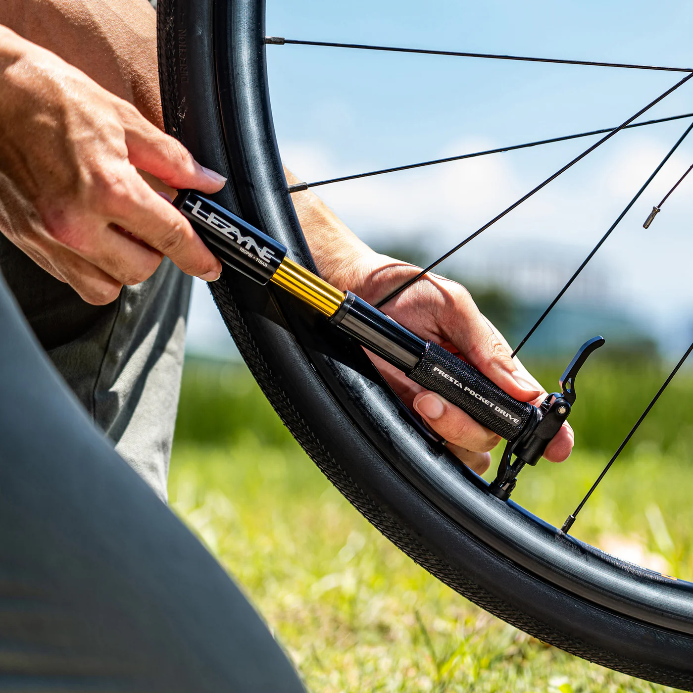 Мининасос Lezyne PRESTA POCKET DRIVE, 160psi, черный фото 4
