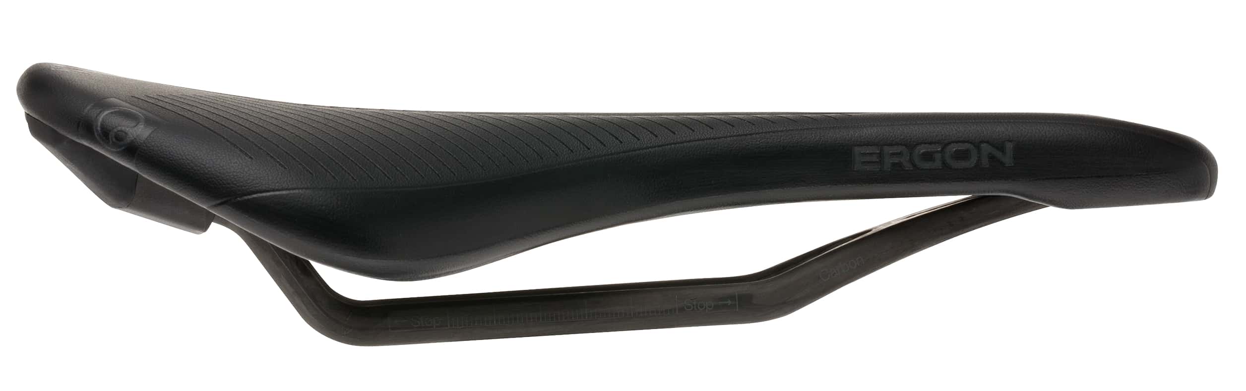 Сідло Ergon SR Pro Carbon Men M/L 153 мм, Stealth, чорне фото 3