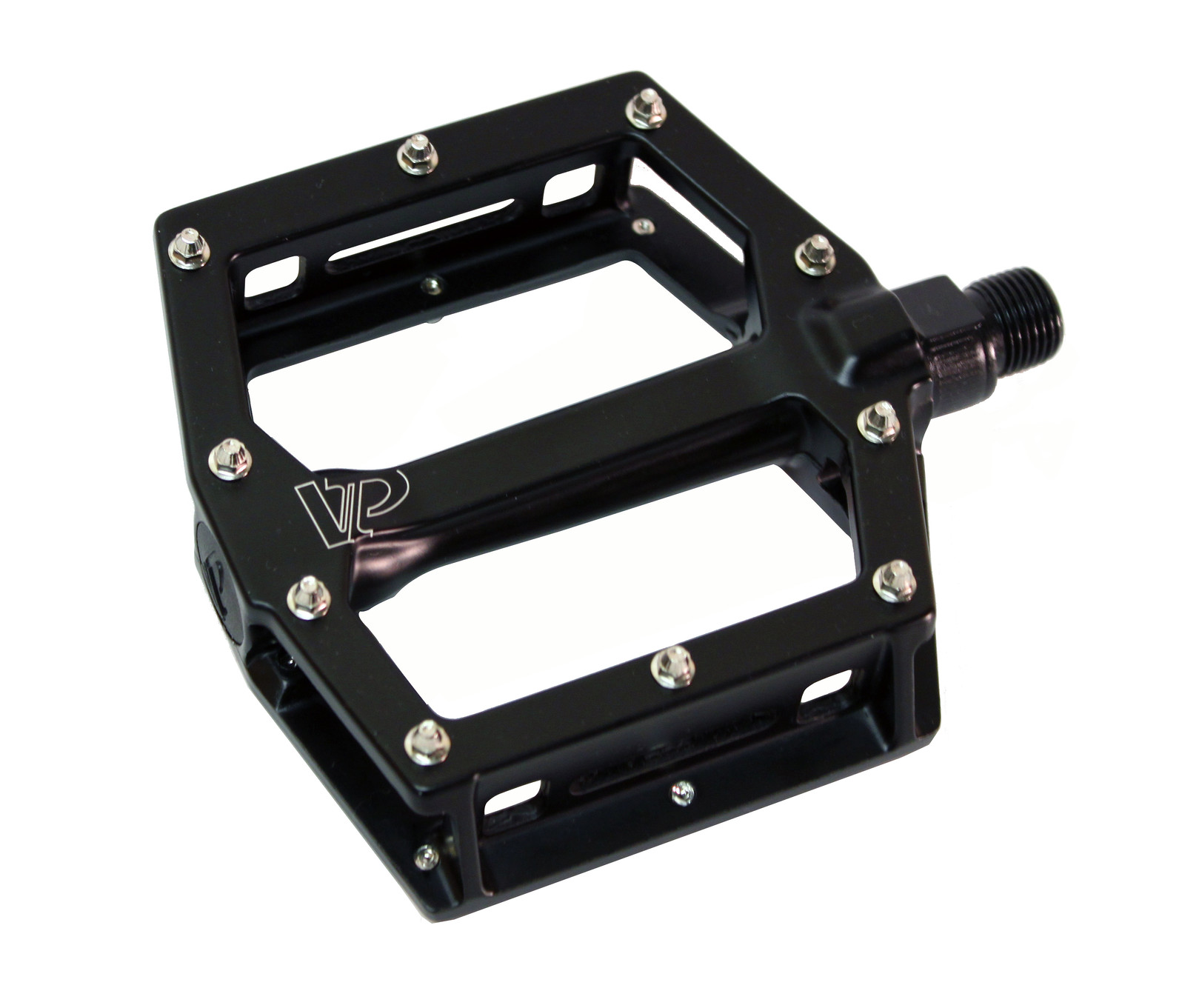 Педали VP VP-531E BMX, шариковые подшипники, фрезерованная, хроммолибден, ось 9/16" (размер 105х102мм) 460г фото 