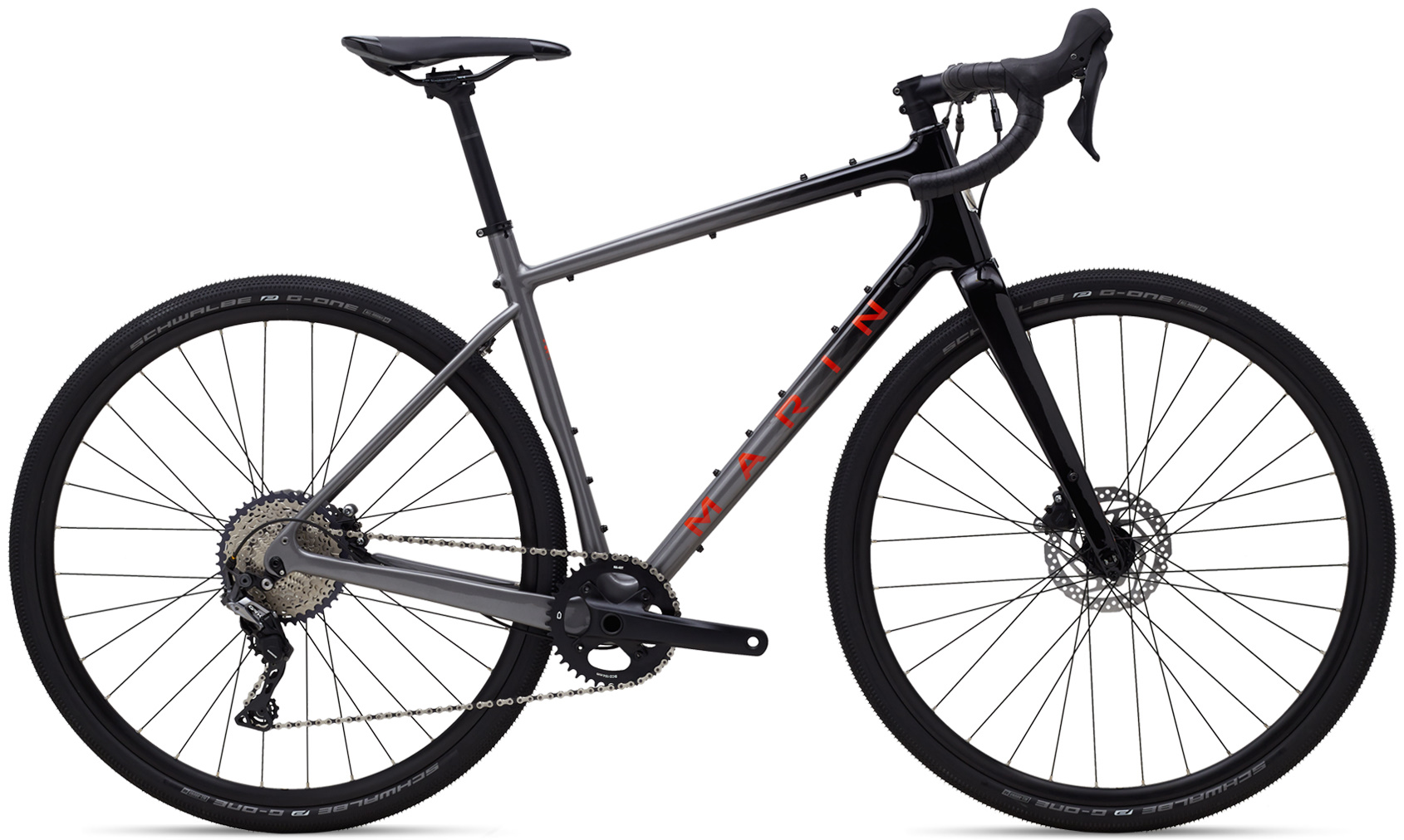 Велосипед 28" Marin HEADLANDS 1 рама - 60см 2022 Gloss Charcoal/Black/Roarange