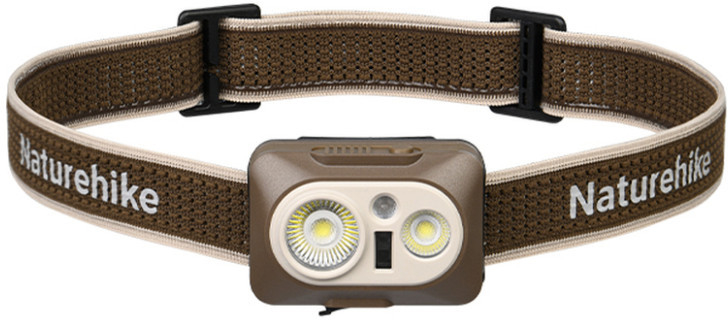 Ліхтар налобний Naturehike CNK2450ZM010, коричневий фото 