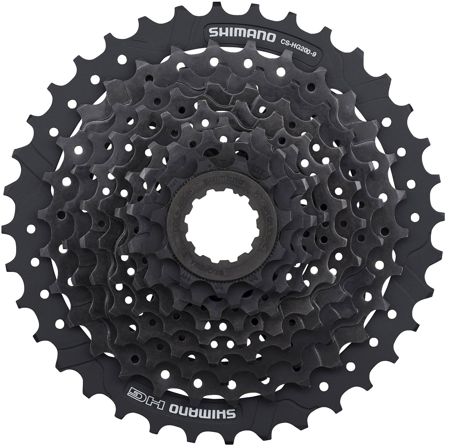 Касета Shimano CS-HG200-9, 9-шв., 11-36, чорн. фото 