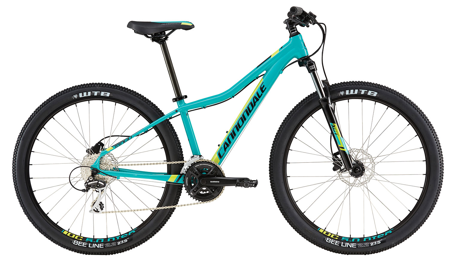 Велосипед 27,5 "Cannondale TRAIL TANGO 6 Feminine рама - S бірюзовий з салатовим 2016 фото 