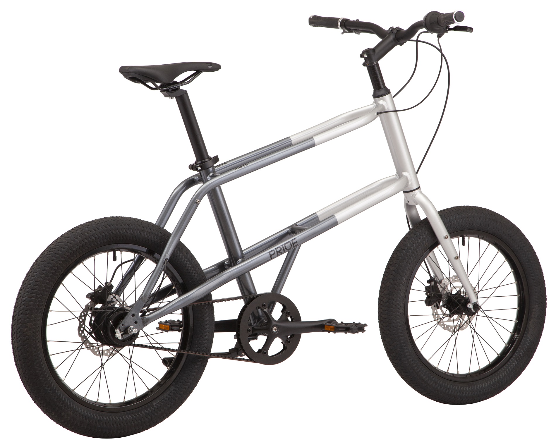Велосипед 20" Pride MUTE 2.2 GRAY-DARK GRAY A2 фото 2
