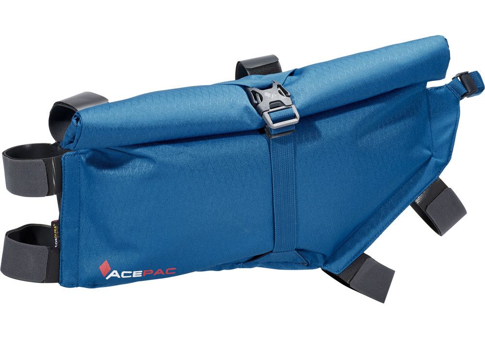 Сумка на раму Acepac ROLL FRAME BAG L, синяя фото 