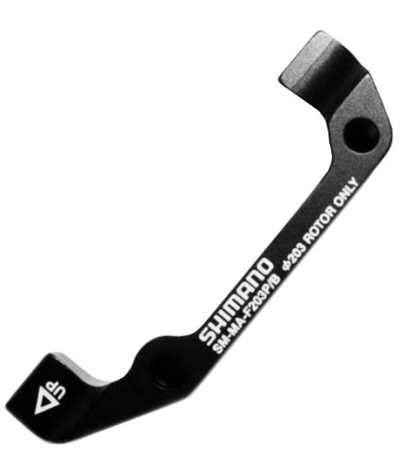 Адаптер торм. диск. Shimano F203P/B для Disk с болтами крепежн. черн фото 