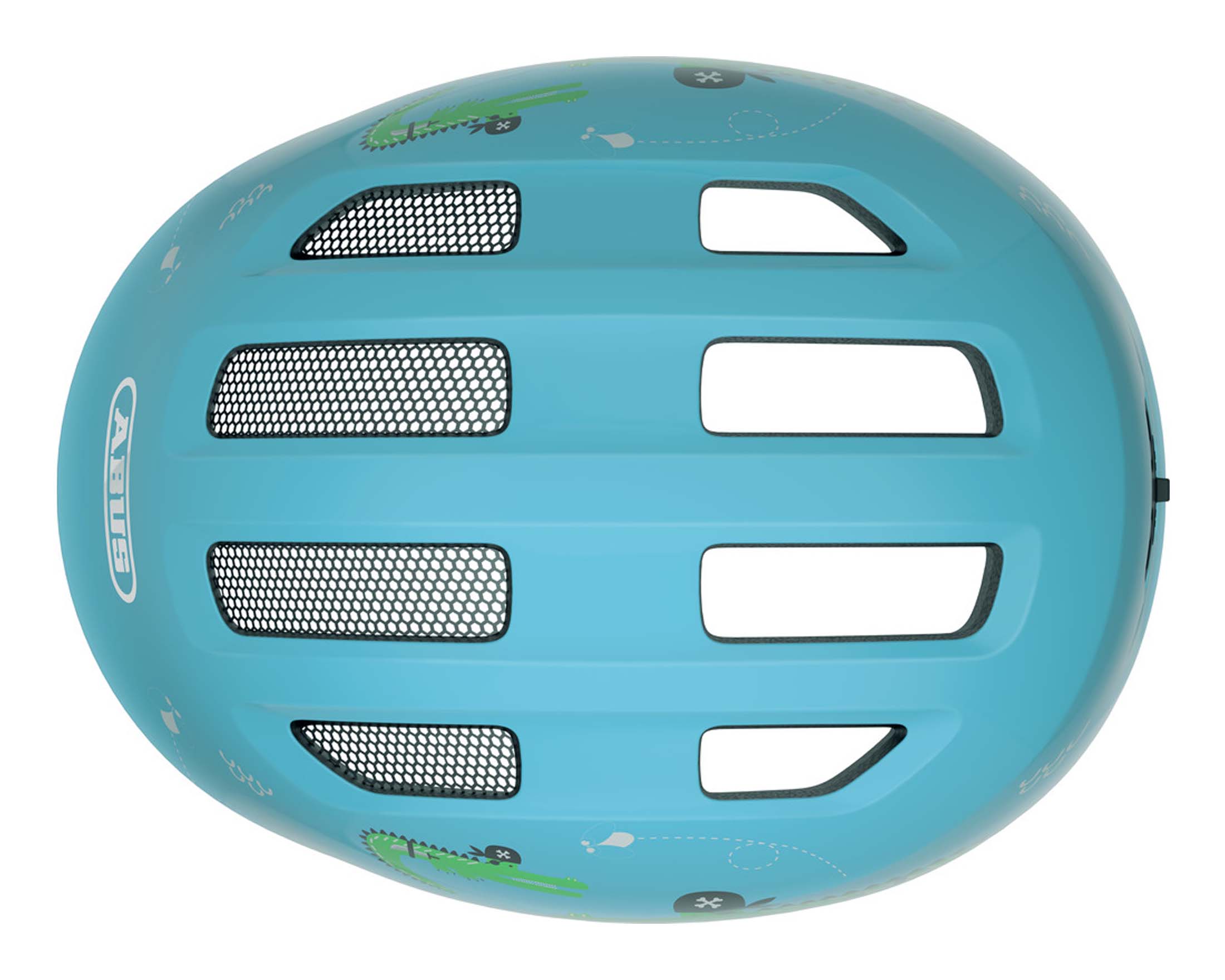 Шолом дитячий ABUS SMILEY 3.0, розмір S (45-50 см), Blue Croco фото 4