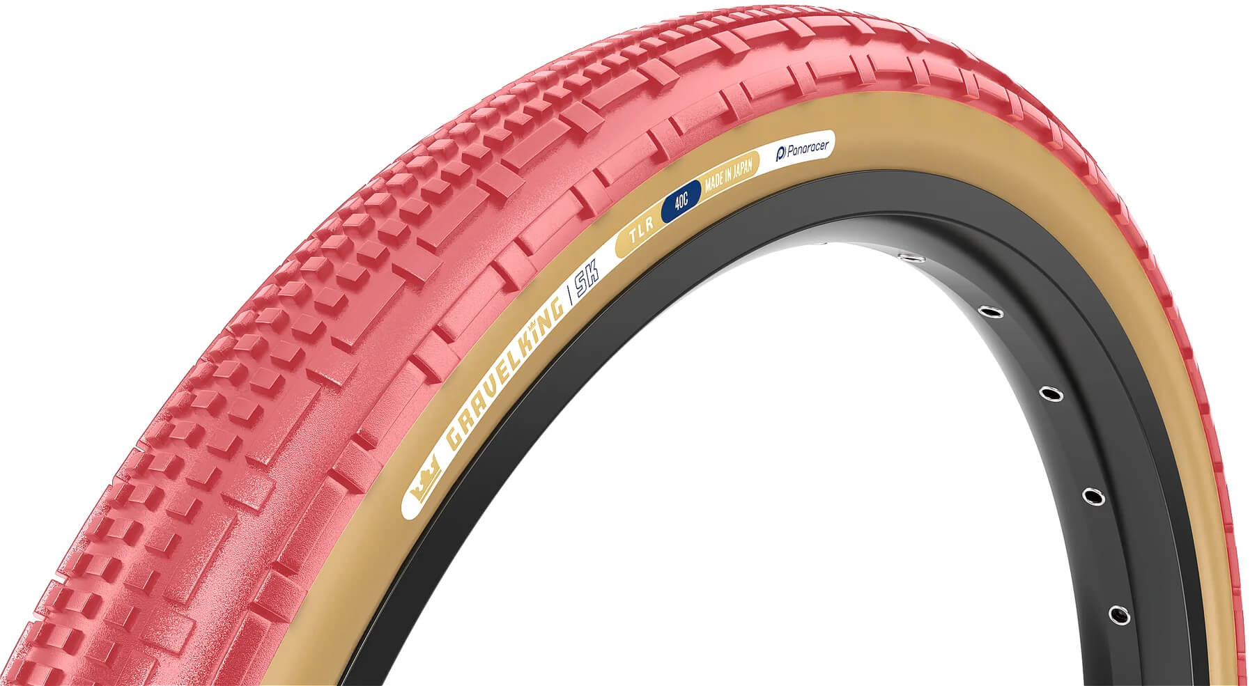 Покрышка 700x40C Panaracer GRAVELKING SK GEN2 Limited Edition 2026, Sakura/Brown фото 