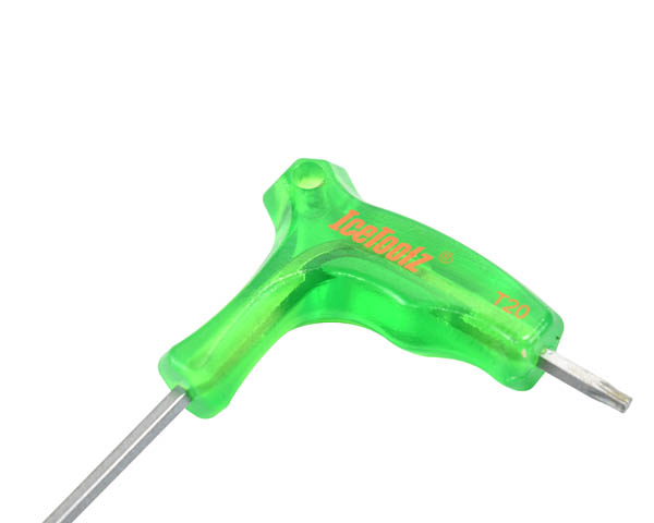 Ключ Ice Toolz 7T20 двухсторонний T-20, зеленый фото 2