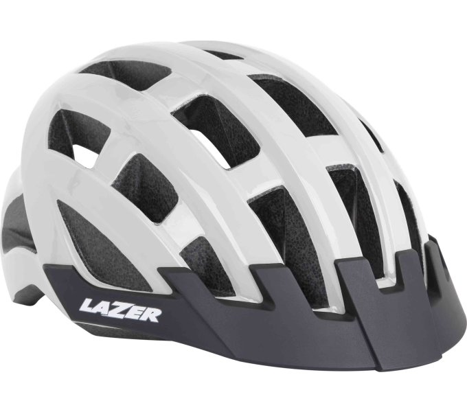 Шлем LAZER Compact, белый, размер 54-61см фото 