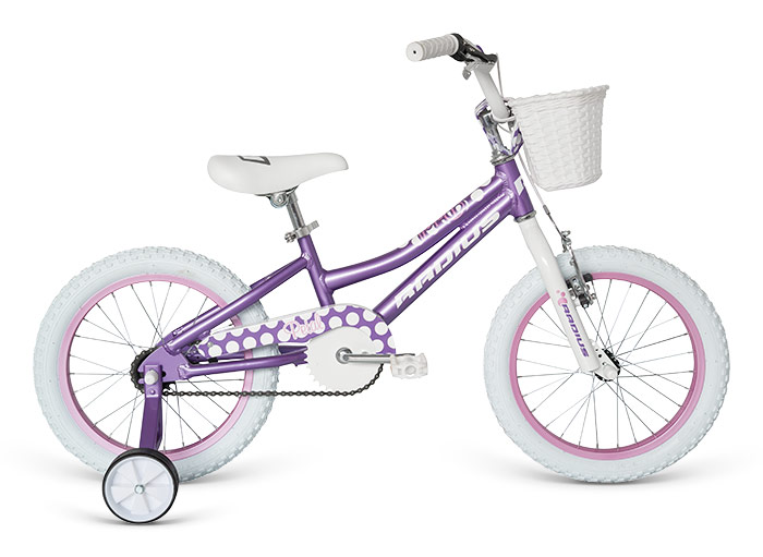 Велосипед 16 "Radius Petal AL Gloss White/Gloss Lavender/Gloss Purple