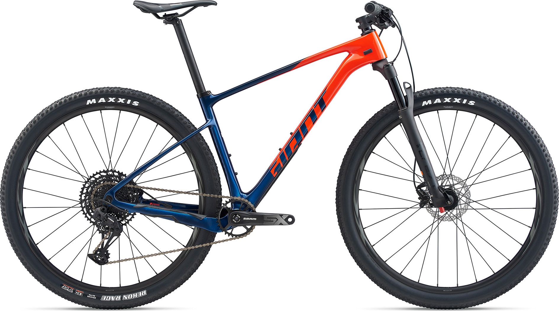 Велосипед 29" Giant XTC ADVANCED 29 3 рама - L Gloss Neon Red/Matte Metallic Navy A0 фото 
